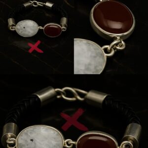 Darmour Silver Stone Bracelet